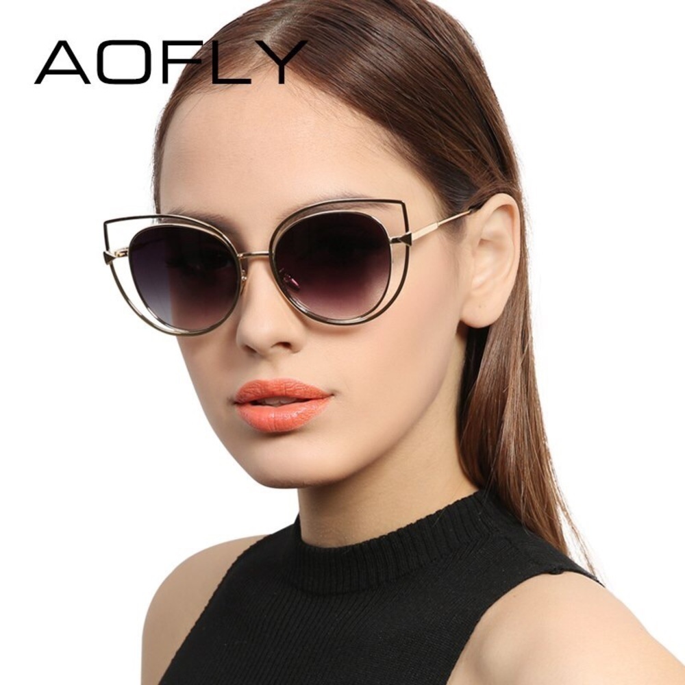 AOFLY Authentic Cat Eye Style Sunglasses